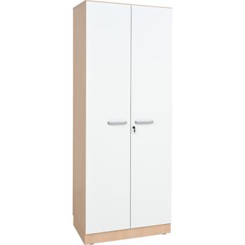 Grande Kleiderschrank, T 48, H 223 - Ahorn-weiss
