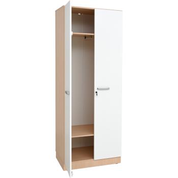 Grande Kleiderschrank, T 48, H 223 - Ahorn-weiss