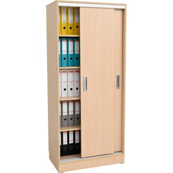 Grande Hochschrank mit Schiebetüren, B 82, T 48, H 187