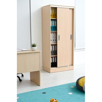 Grande Hochschrank mit Schiebetüren, B 82, T 48, H 187