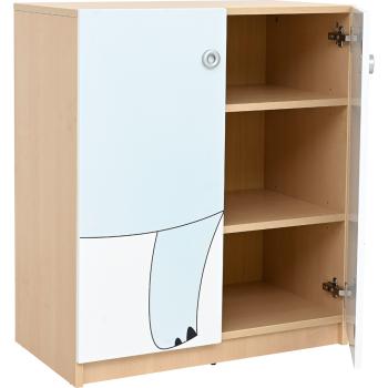 Phantasiewelt Schrank mit Dino-Körper