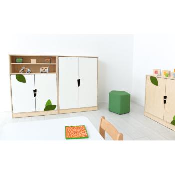 Echtholz Portfolioschrank L, mit Türen L (098524)