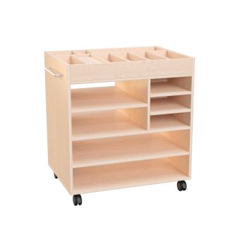 Echtholz Bastelwagen