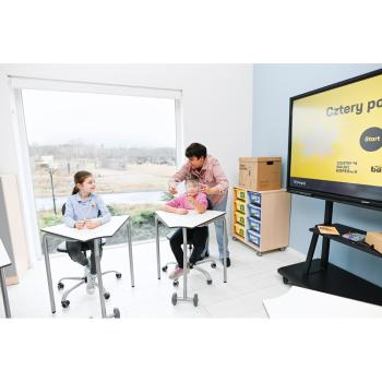 Mobiler Tisch Solo, TH 77 cm