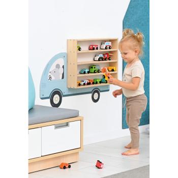 Regal für Spielzeugautos