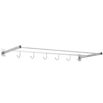 Wandhalterung für grosse Bälle, mit Haken