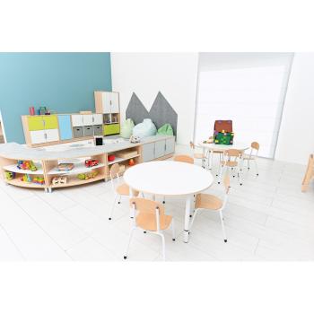 Quadro - Flüsterschrank S mit 2 Mittelwänden, B 116 - auf Sockel