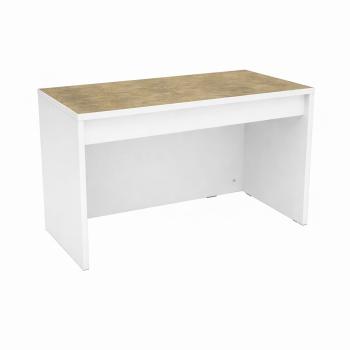 Quadro - Flüsterschrank S für Rollbehälter, B 79, weiss - Linoleum beige