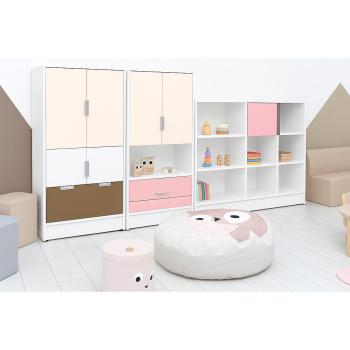 Quadro - Mehrfunktionen-Schrank XL für Rollbehälter, B 79, weiss