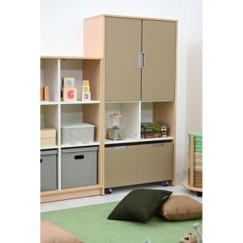 Quadro - Mehrfunktionen-Schrank XL für Rollbehälter, B 79
