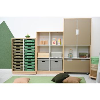 Quadro - Mehrfunktionen-Schrank XL für Rollbehälter, B 79