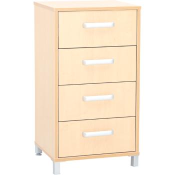 Flexi Schrank M mit 4 Schubladen B 47, auf Beinen