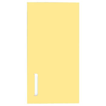 Tür für Schmales Aufsatzregal, Scharniere rechts - gelb