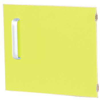 Tür einzeln für Schrank S, Scharniere rechts - limone