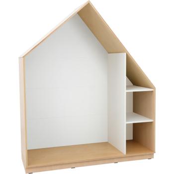 Quadro - Häuschen mit 2 Einlegeböden, Ahorn - weiss