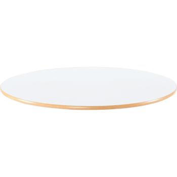 Flexi Tischplatte rund - weiss