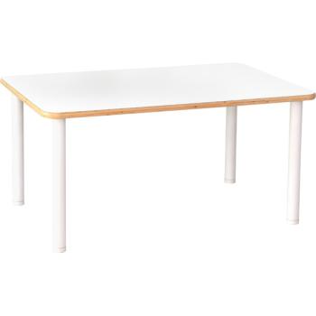 Rechteckiger Flexi Tisch 120 x 80 cm, hvstb. 58-76 cm, HPL