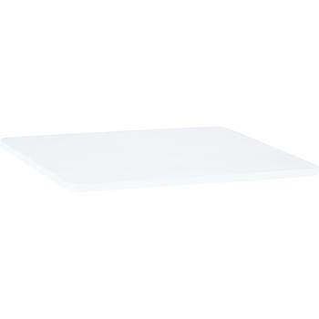 Tischplatte Quadro rechteckig, 120x65 cm, weiss, Kante weiss