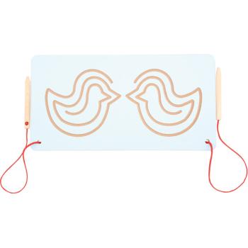 Symmetrisches Doppel-Labyrinth - Vögelchen