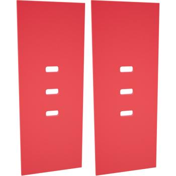 Regenbogen Garderobentür - rot, 2 Stk.