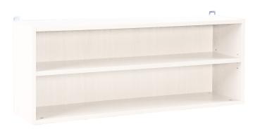 Hängeregal, B 104, weiss
