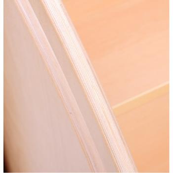 Treppe, ausziehbar, Birke (ohne Arbeitsplatte)