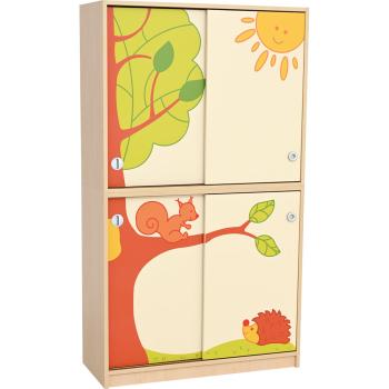 Phantasiewelt Aufsatzschrank mit Baumkrone
