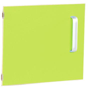 Tür einzeln für Schrank S, Scharniere links - grün