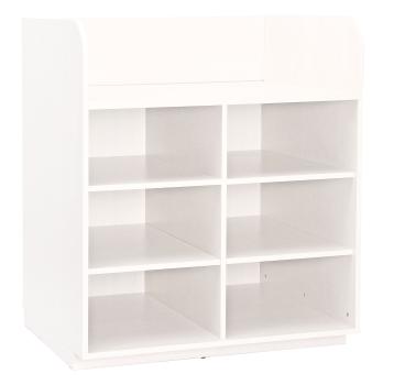 Wickelkommode offenes Regal, weiss