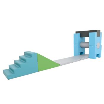 Schaumstoff-Set Ivo, grün-blau