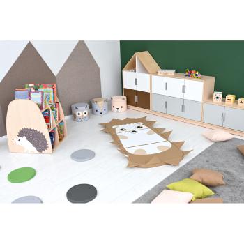 3-teilige Matte mit Tiermotiv, Igelchen