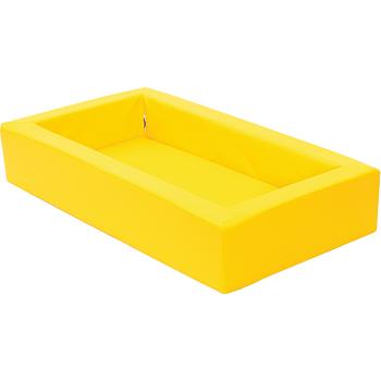 Schaumstoffbett, gelb