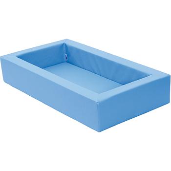 Schaumstoffbett, hellblau