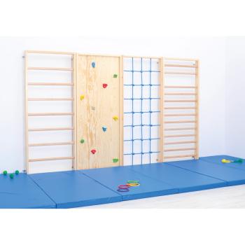 Fallschutzmatte mit Antirutschboden, 200 x 85 cm, blau