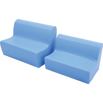 Sitzbank, Sitzhöhe: 20 cm, hellblau