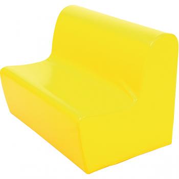 Sitzbank, Sitzhöhe: 26 cm, gelb