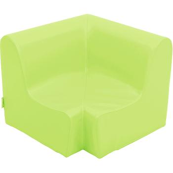 Ecksitz, Sitzhöhe: 20 cm, grün