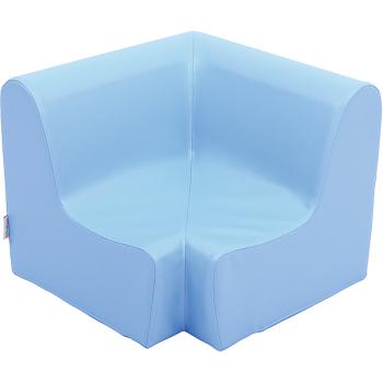 Ecksitz, Sitzhöhe: 20 cm, hellblau