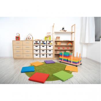 20-er Set Quadratkissen