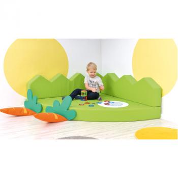 Spielecke Karottenfeld - Eckmatte