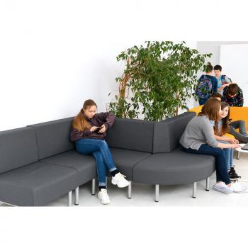 2-Sitzer Inflamea 1 - schiefergrau