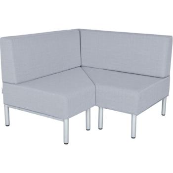 Ecksofa Inflamea 1 - hellgrau