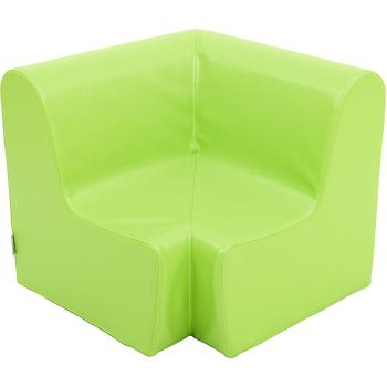 Ecksitz, Sitzhöhe: 34 cm, grün