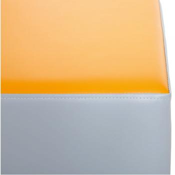 Garderobensitz, B 120, grau/orange