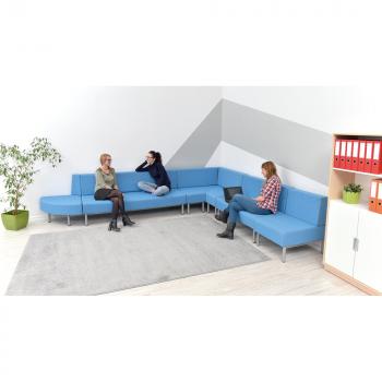 Ecksofa Inflamea 2 - hellblau