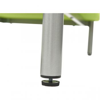 Sofa mit Hochlehne, grün, lackierte Blenden