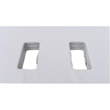 Schaumstoffmatte mit linksseitigem Ausschnitt, grau