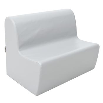 Sitzbank, Sitzhöhe: 34 cm, grau