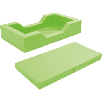 Schaumstoffbett mit Einstieg, limone