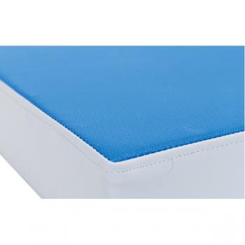 Fallschutzmatte mit Antirutschboden, 159 x 159, hellgrau